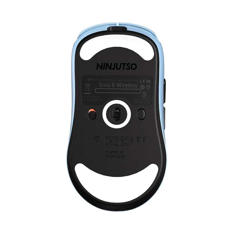 Vaxee x Ninjutso Sora 4K Wireless Mouse (Black, Blue, Pink, Orange, Red)
