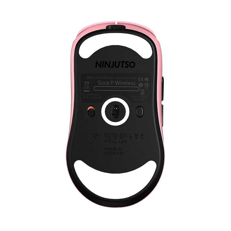 Vaxee x Ninjutso Sora 4K Wireless Mouse (Black, Blue, Pink, Orange, Red)