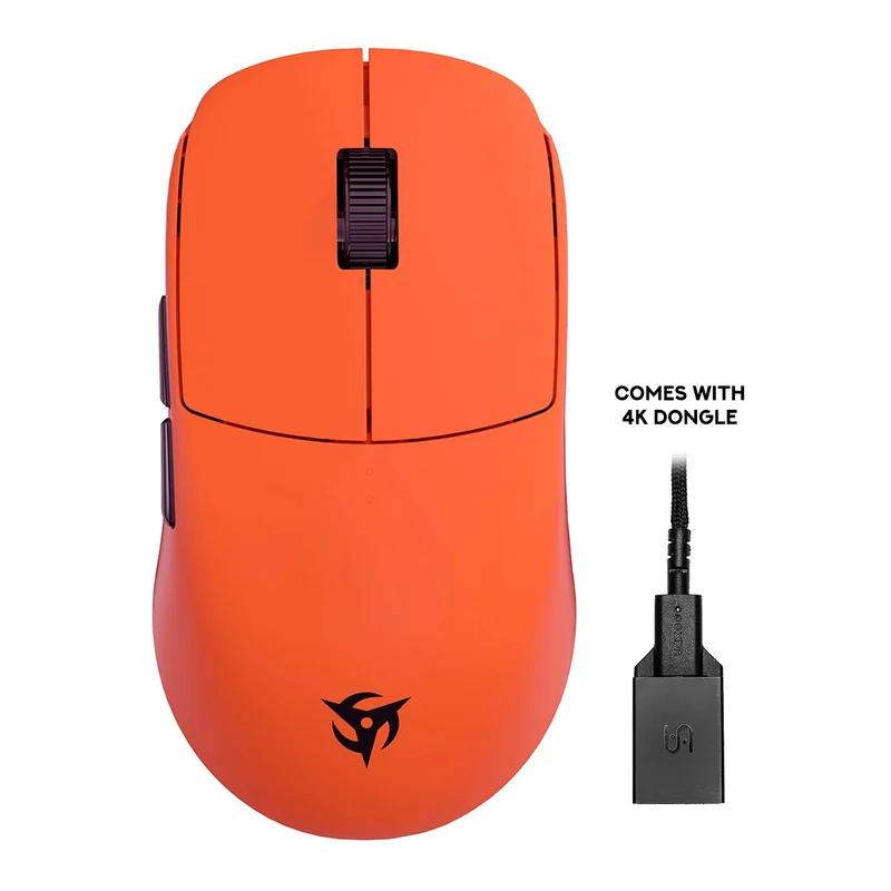 Vaxee x Ninjutso Sora 4K Wireless Mouse (Black, Blue, Pink, Orange, Red)