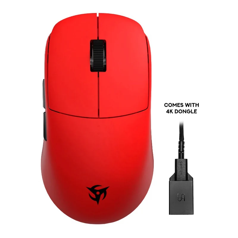 Vaxee x Ninjutso Sora 4K Wireless Mouse (Black, Blue, Pink, Orange, Red)