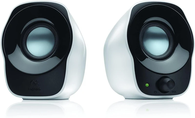 Logitech Z120 Compact Stereo Speakers (White)
