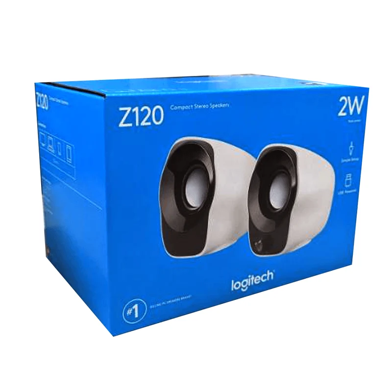 Logitech Z120 Compact Stereo Speakers (White)