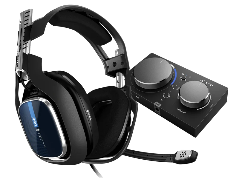 Astro A40 TR Gaming Headset + Mixamp Pro (PC/ Mac/ PS4) (Blue)