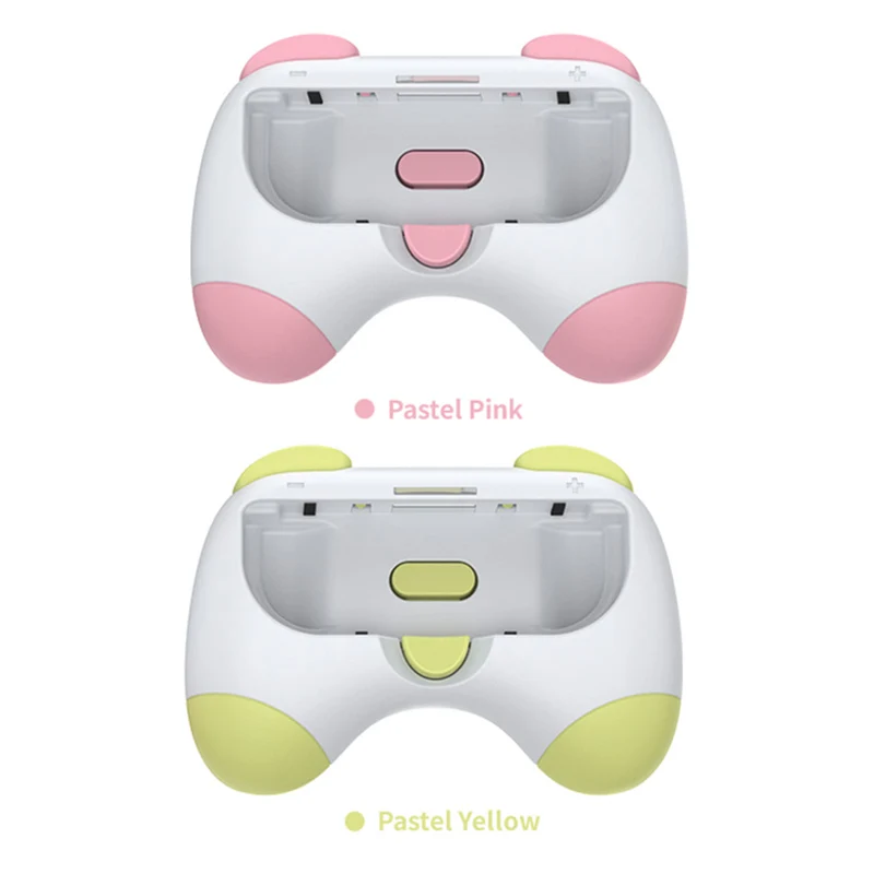 Dobe Controller Grip for Nintendo N-Switch / N-Switch OLED Joy-Pad (Pink/Yellow, Red/Blue, Purple/Green, Light Green/Light Blue) TNS-2130