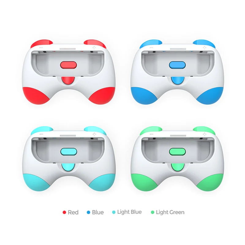 Dobe Controller Grip for Nintendo N-Switch / N-Switch OLED Joy-Pad (Pink/Yellow, Red/Blue, Purple/Green, Light Green/Light Blue) TNS-2130