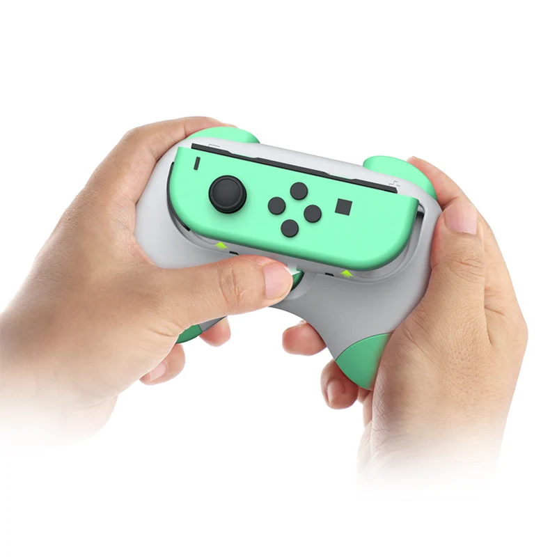 Dobe Controller Grip for Nintendo N-Switch / N-Switch OLED Joy-Pad (Pink/Yellow, Red/Blue, Purple/Green, Light Green/Light Blue) TNS-2130