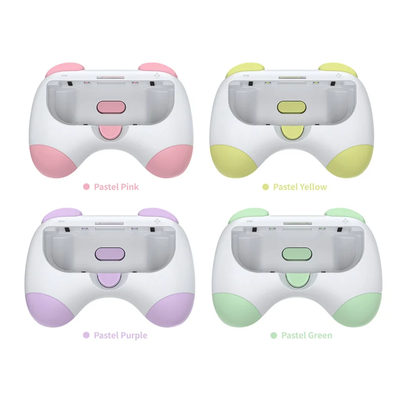 Dobe Controller Grip for Nintendo N-Switch / N-Switch OLED Joy-Pad (Pink/Yellow, Red/Blue, Purple/Green, Light Green/Light Blue) TNS-2130