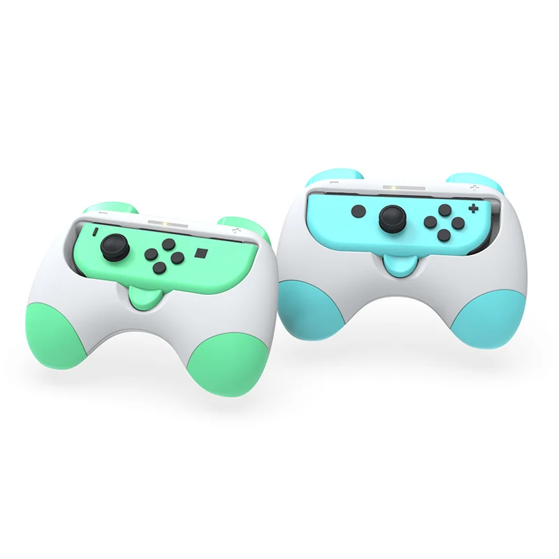 Dobe Controller Grip for Nintendo N-Switch / N-Switch OLED Joy-Pad (Pink/Yellow, Red/Blue, Purple/Green, Light Green/Light Blue) TNS-2130