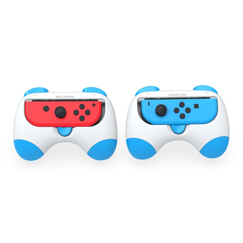 Dobe Controller Grip for Nintendo N-Switch / N-Switch OLED Joy-Pad (Pink/Yellow, Red/Blue, Purple/Green, Light Green/Light Blue) TNS-2130