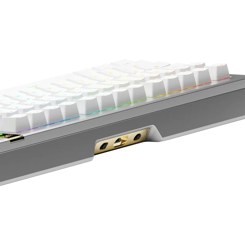 Glorious GMMK 3 Pro HE Pre-Built 75% Hall Effect Wireless Mechanical Gaming Keyboard (Silver) (GLO-KB-GMMK3-PRO-75-PB-HE-WL-SIL-US)