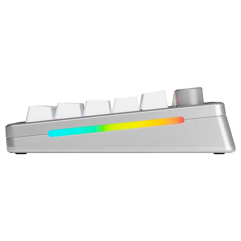 Glorious GMMK 3 Pro HE Pre-Built 75% Hall Effect Wireless Mechanical Gaming Keyboard (Silver) (GLO-KB-GMMK3-PRO-75-PB-HE-WL-SIL-US)