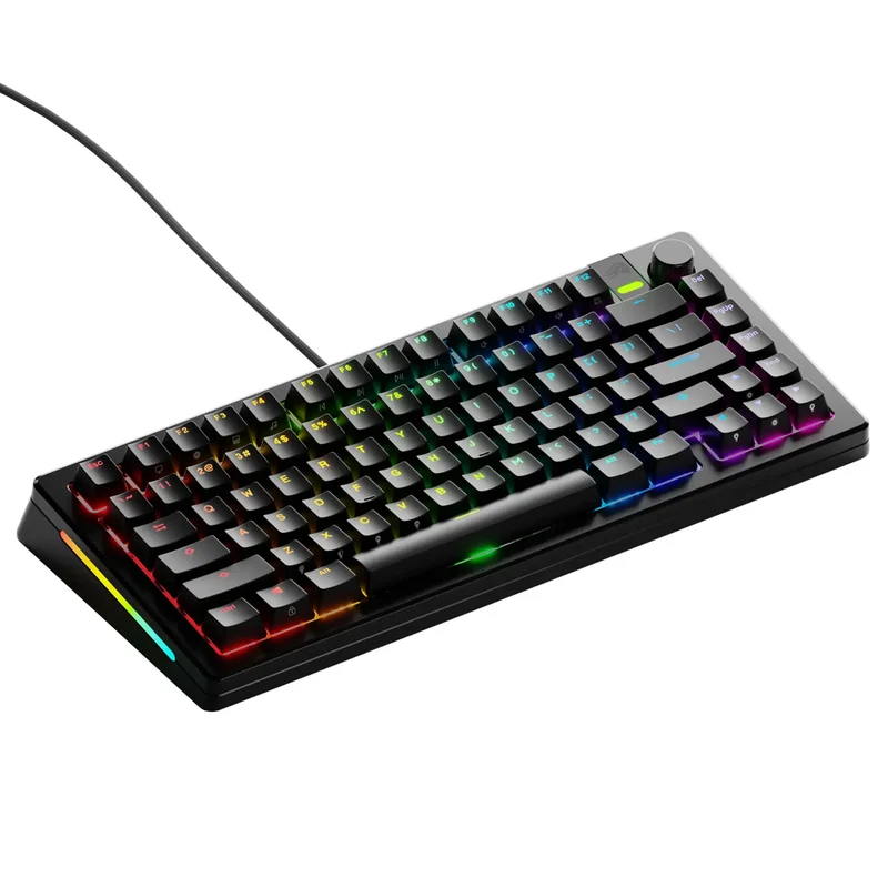 Glorious GMMK 3 75% Prebuilt Wired Mechanical Gaming Keyboard (Black) (GLO-KB-GMMK3-75-PB-FOX-W-BLK-US)