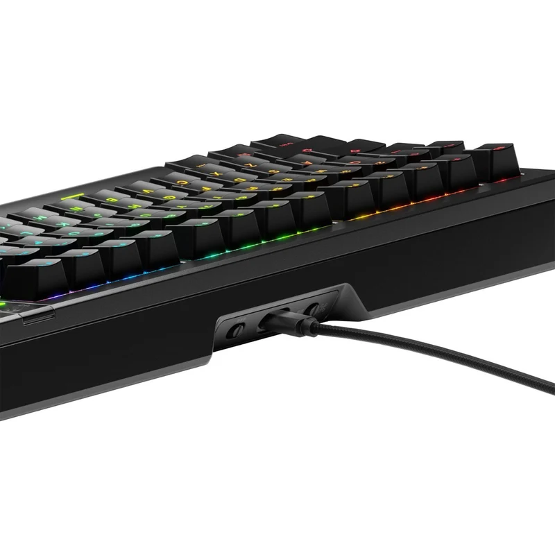 Glorious GMMK 3 75% Prebuilt Wired Mechanical Gaming Keyboard (Black) (GLO-KB-GMMK3-75-PB-FOX-W-BLK-US)