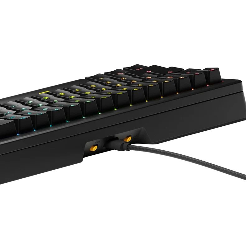 Glorious GMMK 3 65% Prebuilt Wired Mechanical Gaming Keyboard (Black) (GLO-KB-GMMK3-65-PB-FOX-W-BLK-US)