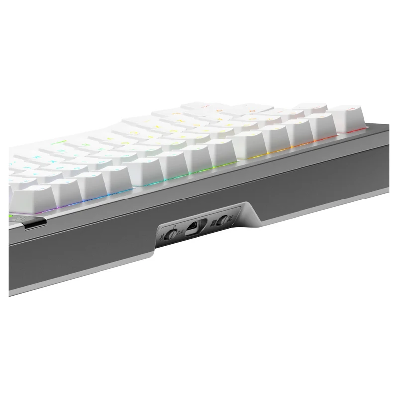 Glorious GMMK 3 Pro 75% Prebuilt Wireless Mechanical Gaming Keyboard (Silver) (GLO-KB-GMMK3-PRO-75-PB-FOX-WL-SIL-US)