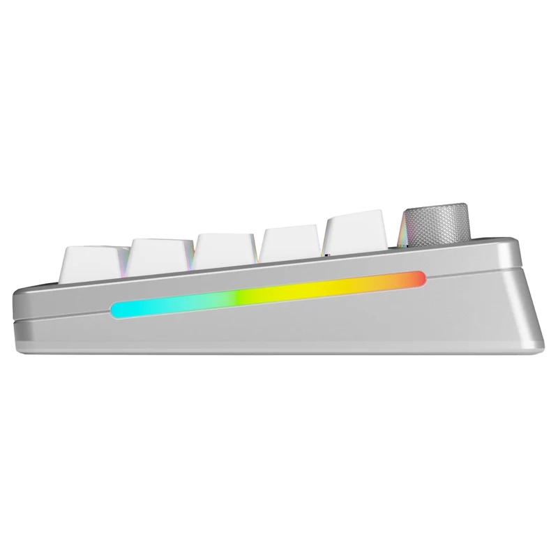 Glorious GMMK 3 Pro 75% Prebuilt Wireless Mechanical Gaming Keyboard (Silver) (GLO-KB-GMMK3-PRO-75-PB-FOX-WL-SIL-US)