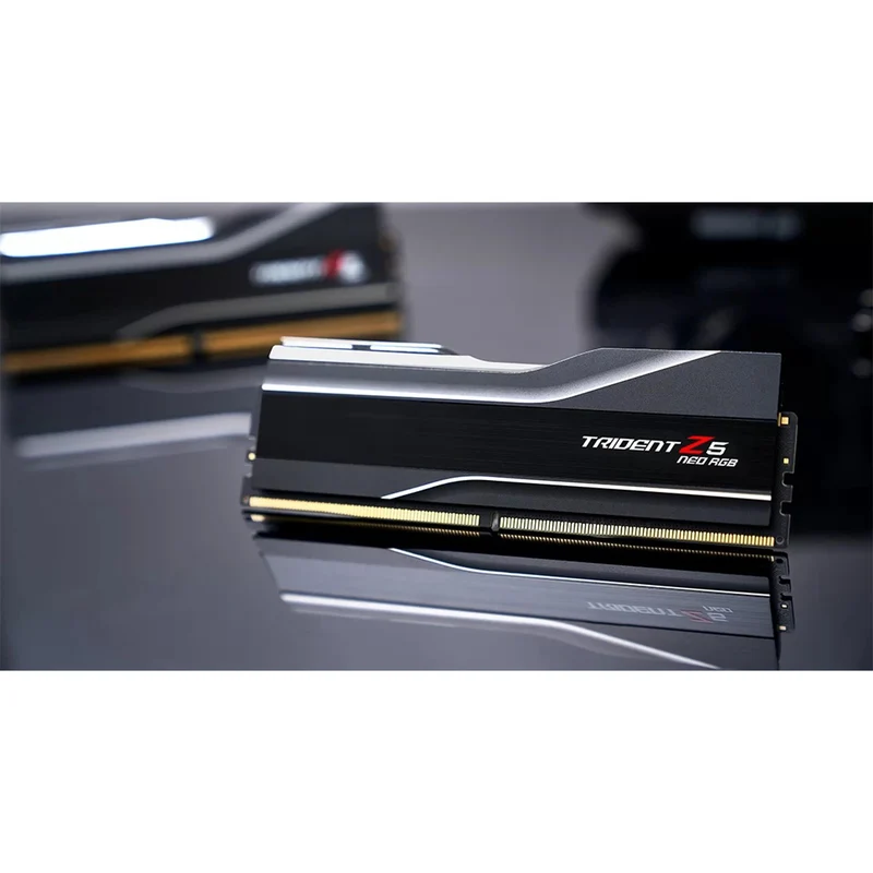 G.Skill Trident Z5 Neo RGB 48GB (2x24GB) DDR5-6400 CL32-39-39-102 1.35V AMD EXPO Desktop Memory (Black) (F5-6400J3239F24GX2-TZ5NR)
