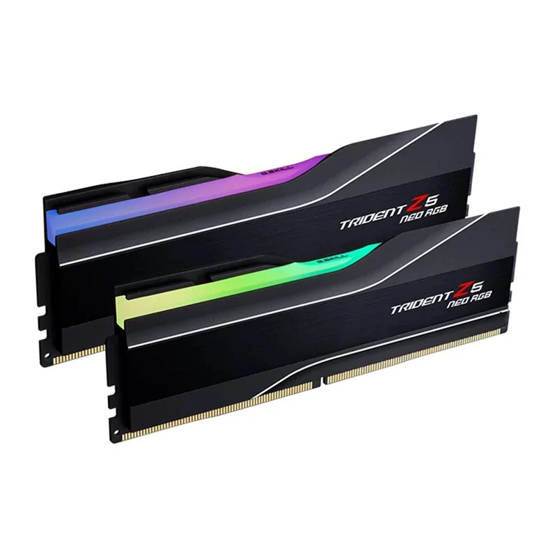 G.Skill Trident Z5 Neo RGB 32GB (2x16GB) DDR5-6400 MT/s CL30-39-39-102 1.40V AMD EXPO Desktop Memory (Black, White) (F5-6400J3039G16GX2-TZ5NR, F5-6400J3039G16GX2-TZ5NRW)