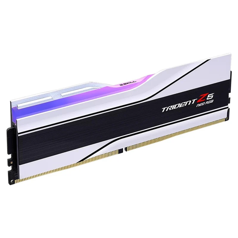 G.Skill Trident Z5 Neo RGB 32GB (2x16GB) DDR5-6400 MT/s CL30-39-39-102 1.40V AMD EXPO Desktop Memory (Black, White) (F5-6400J3039G16GX2-TZ5NR, F5-6400J3039G16GX2-TZ5NRW)
