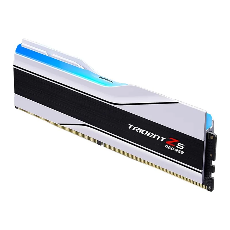G.Skill Trident Z5 Neo RGB 32GB (2x16GB) DDR5-6400 MT/s CL30-39-39-102 1.40V AMD EXPO Desktop Memory (Black, White) (F5-6400J3039G16GX2-TZ5NR, F5-6400J3039G16GX2-TZ5NRW)