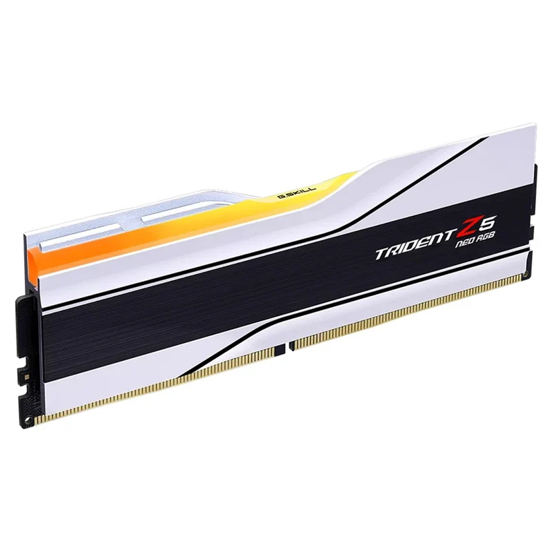 G.Skill Trident Z5 Neo RGB 32GB (2x16GB) DDR5-6400 MT/s CL30-39-39-102 1.40V AMD EXPO Desktop Memory (Black, White) (F5-6400J3039G16GX2-TZ5NR, F5-6400J3039G16GX2-TZ5NRW)