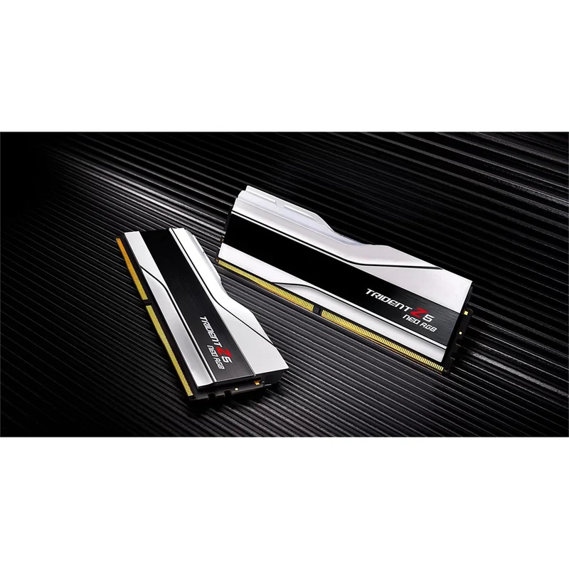 G.Skill Trident Z5 Neo RGB 32GB (2x16GB) DDR5-6400 MT/s CL30-39-39-102 1.40V AMD EXPO Desktop Memory (Black, White) (F5-6400J3039G16GX2-TZ5NR, F5-6400J3039G16GX2-TZ5NRW)