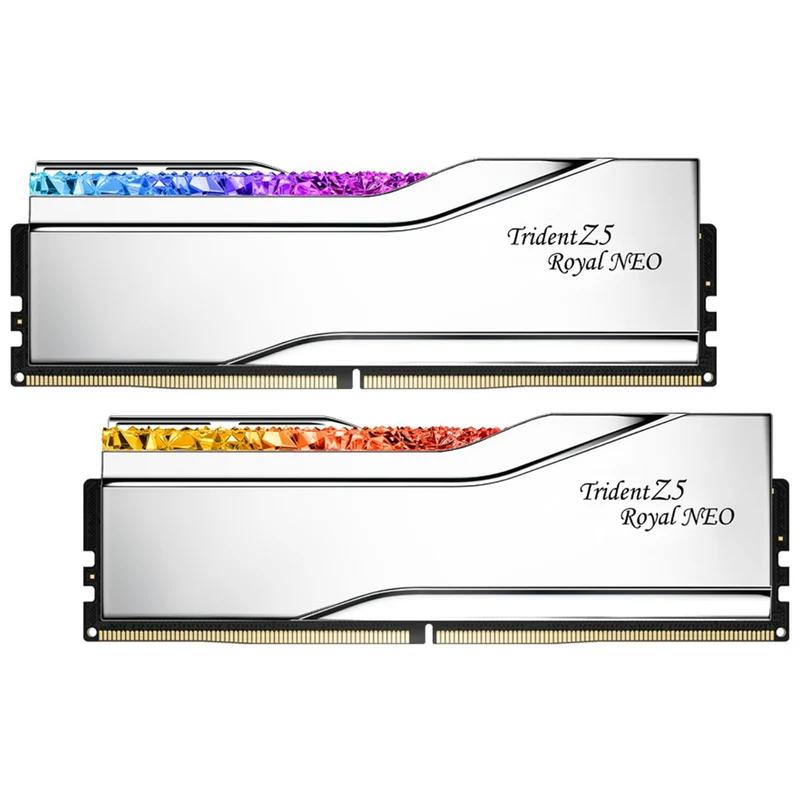 G.Skill Trident Z5 Royal Neo 32GB (2x16GB) DDR5-8000 CL38-48-48-128 1.45V AMD EXPO Desktop Memory (F5-8000J3848H16GX2-TR5NS)
