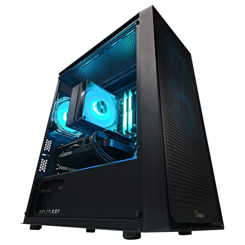 Alpha Gamma C50 Black Desktop Gaming PC | AMD Ryzen 5 5600G | 16GB RAM | 500GB SSD | RX 6600 | Windows 11 Pro
