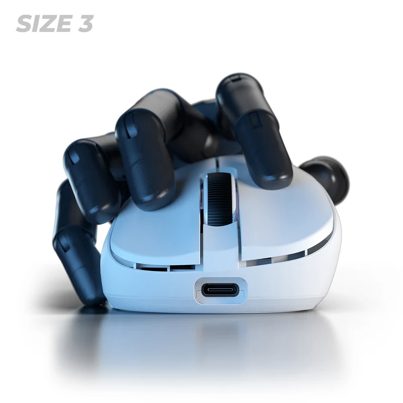 Pulsar Xlite V4 Ultralight Weight eSports Mouse Size 3 (Black, White) (PXL431, PXL432)