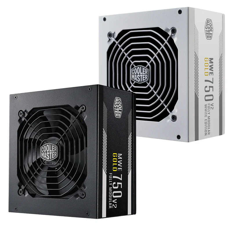 Cooler Master MWE Gold 750W V2 ATX 3.1 Full-Modular Power Supply (Black, White)