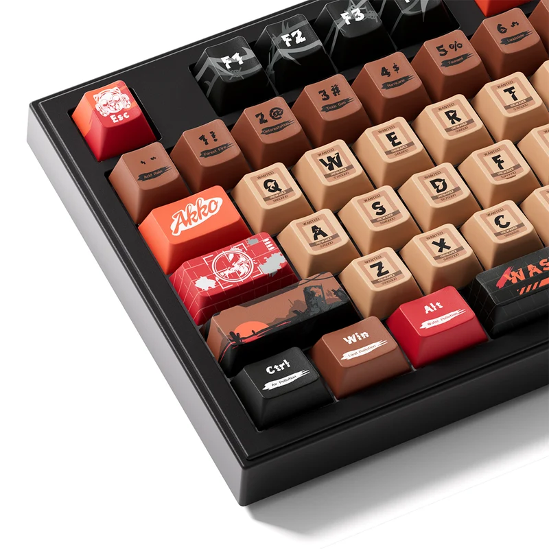 Akko 5098B Wasteland Survival Multi-Mode RGB Hot-Swappable Mechanical Keyboard with 1.47" LCD Screen (Akko V3 Piano Pro Switch)