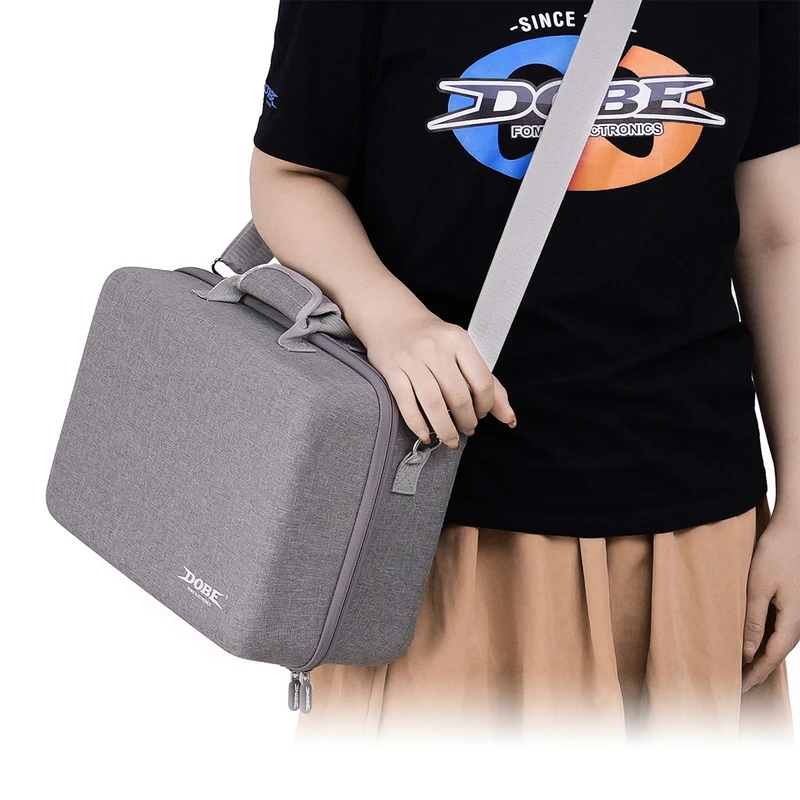 Dobe Storage Case for PS5 Slim (Black, Grey) TP5-3590