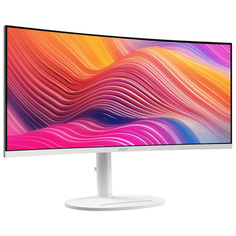 MSI Modern MD342CQPW 34" UWQHD (3440x1440) 120Hz 1ms (MPRT) / 4ms (GtG) VA Business & Productivity Monitor (White)