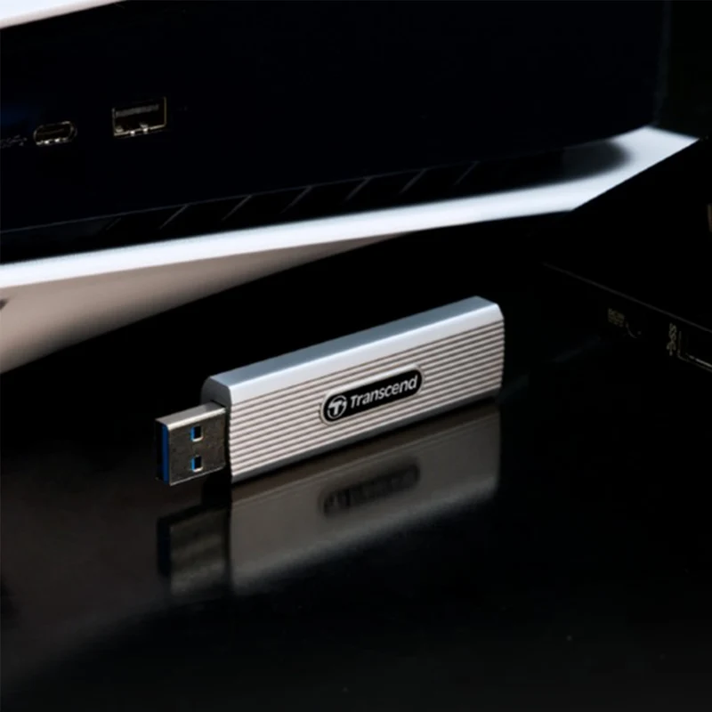 Transcend ESD320A USB 10Gbps Read up to 1050MB/s Type-A Portable SSD (1TB, 2TB) (TS1TESD320A, TS2TESD320A)