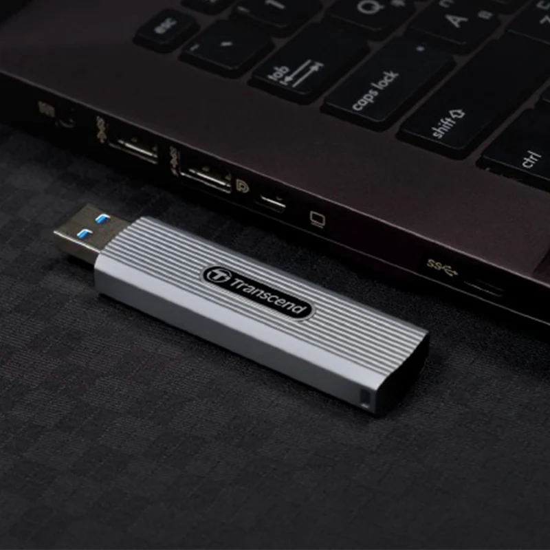Transcend ESD320A USB 10Gbps Read up to 1050MB/s Type-A Portable SSD (1TB, 2TB) (TS1TESD320A, TS2TESD320A)