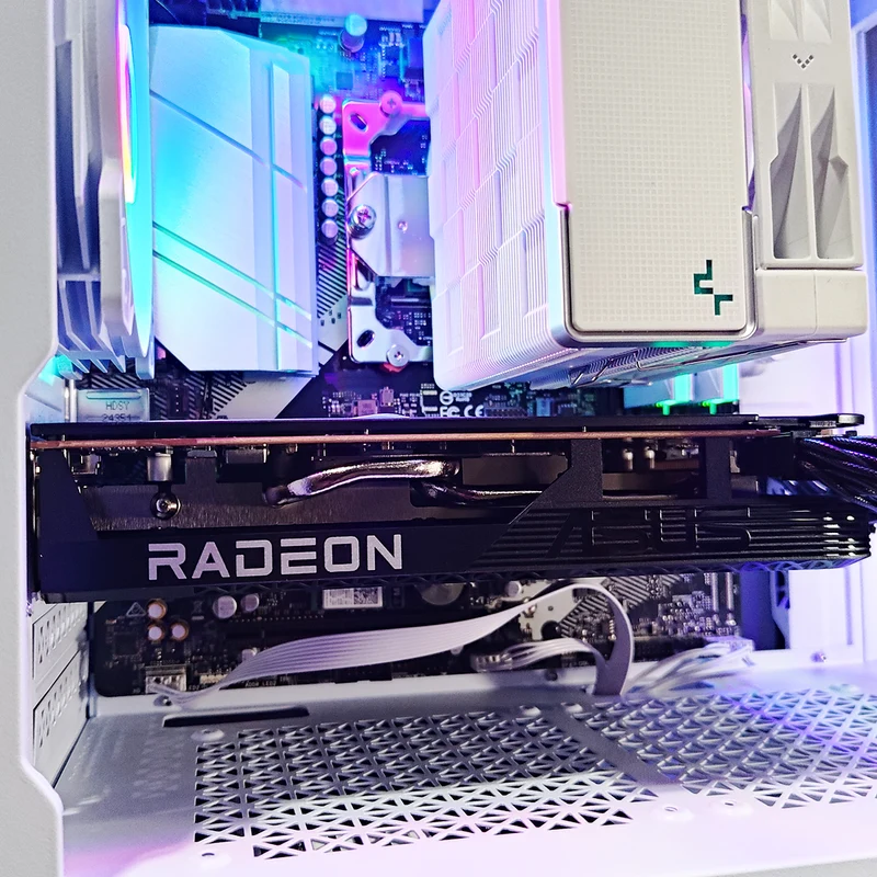 Alpha Reyna White V.2 Desktop Gaming PC | AMD Ryzen 5 5500 | 16GB RAM | 512GB SSD | RX 6600 | Windows 11 Pro