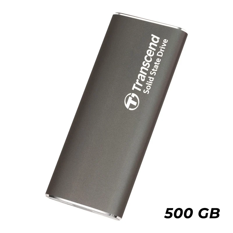 Transcend ESD265C 500GB USB 10Gbps Up to 1050MB/s Type-C Portable SSD (TS500GESD265C)