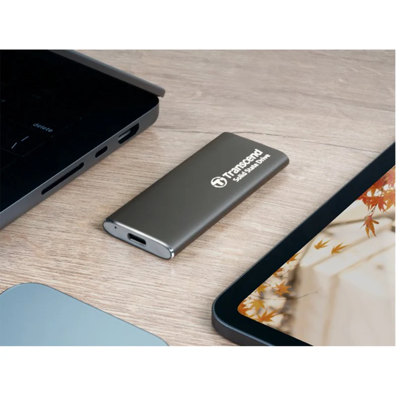 Transcend ESD265C 500GB USB 10Gbps Up to 1050MB/s Type-C Portable SSD (TS500GESD265C)