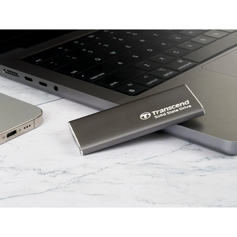 Transcend ESD265C 500GB USB 10Gbps Up to 1050MB/s Type-C Portable SSD (TS500GESD265C)