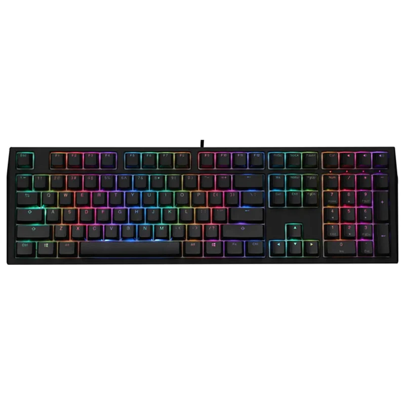 Ducky Shine 7 Blackout RGB LED Double Shot PBT Mechanical Keyboard Cherry RGB Red (DKSH1808ST-RUSPDAAT1)