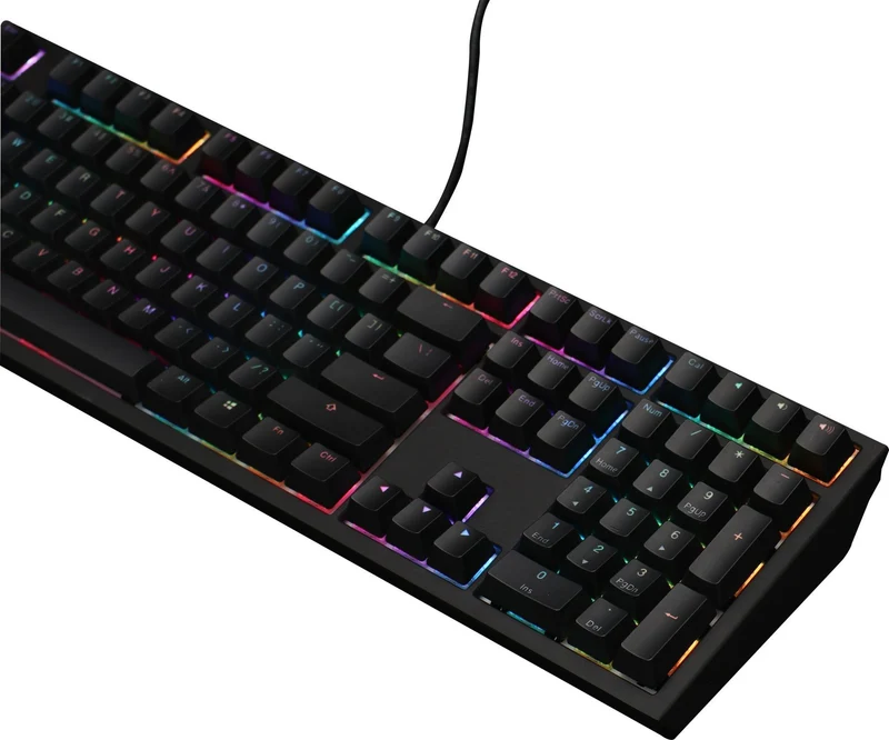 Ducky Shine 7 Blackout RGB LED Double Shot PBT Mechanical Keyboard Cherry RGB Red (DKSH1808ST-RUSPDAAT1)