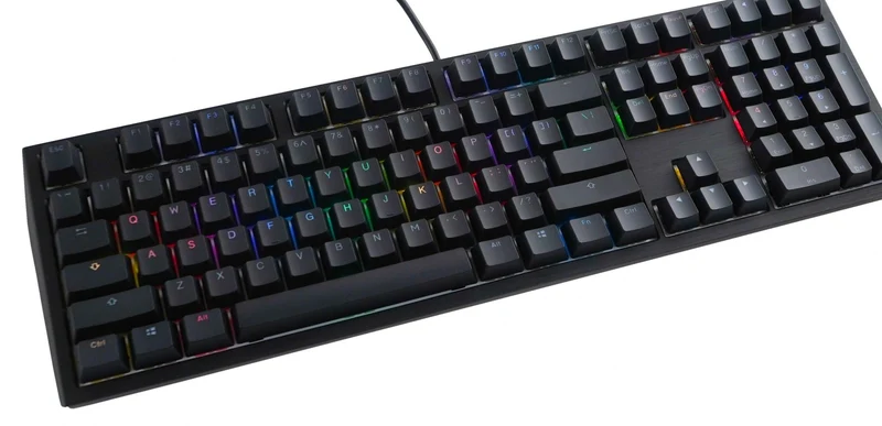 Ducky Shine 7 Blackout RGB LED Double Shot PBT Mechanical Keyboard Cherry RGB Red (DKSH1808ST-RUSPDAAT1)