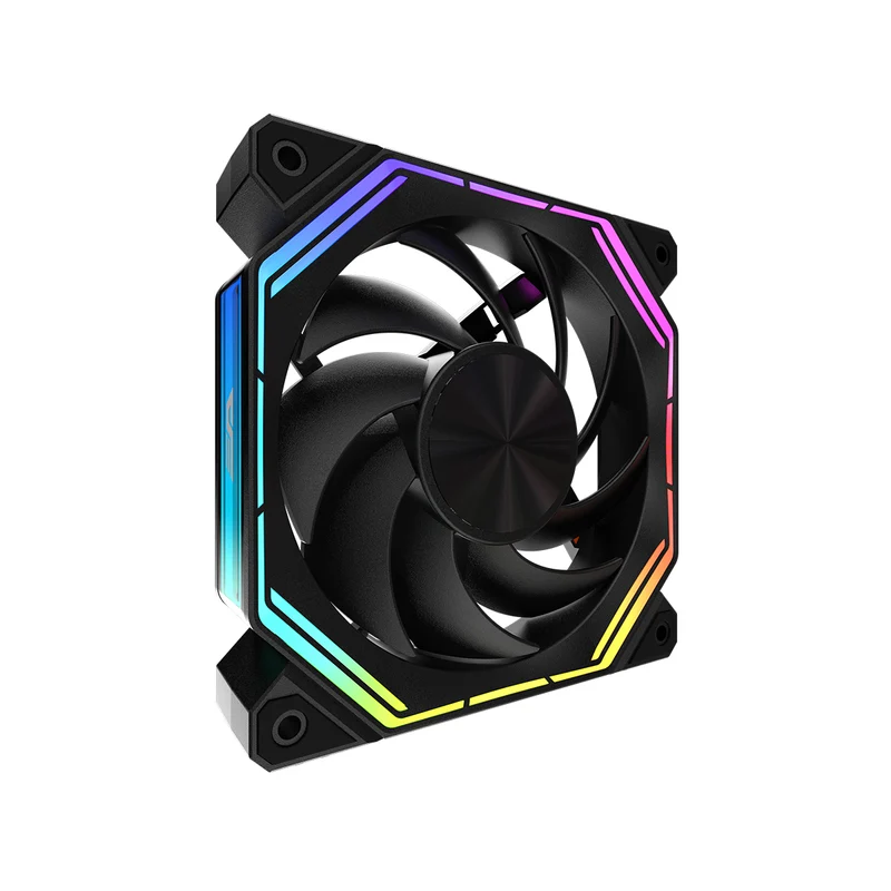 Darkflash Infinity 34 120MM A-RGB Cooling Fan (3-IN-1 Pack) (Black, White)