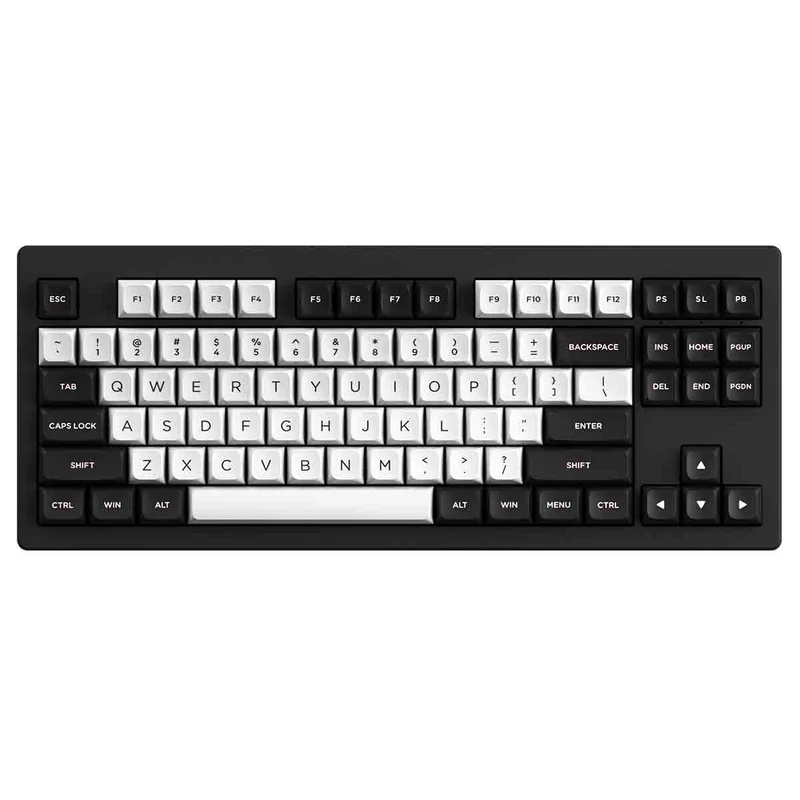MonsGeek M3W V3 Aluminum Case Multi-Mode RGB Hot-Swappable Mechanical Keyboard (Black Olivia) (Akko V3 Piano Pro Switch)