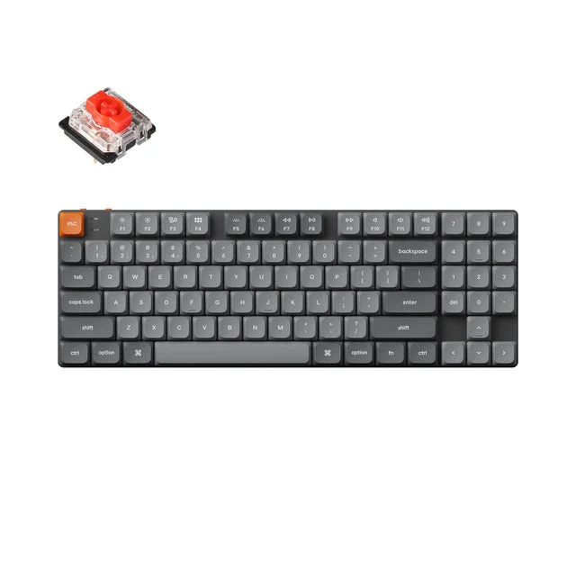 Keychron K13 Max QMK/VIA RGB Backlight Hot-Swappable Wireless Custom Mechanical Keyboard Low Profile Gateron Mechanical Switch