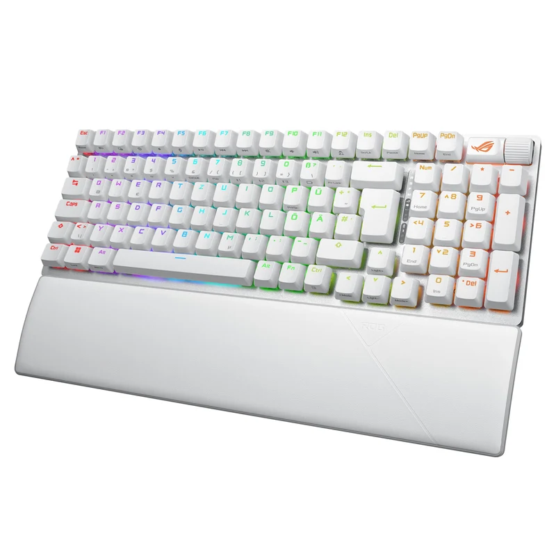 Asus ROG Strix Scope II 96 Wireless Mechanical Gaming Keyboard (White) (ROG NX Storm Switch, ROG NX Snow Switch)