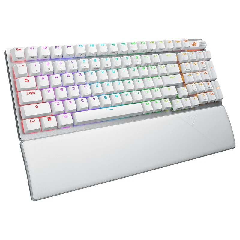 Asus ROG Strix Scope II 96 Wireless Mechanical Gaming Keyboard (White) (ROG NX Storm Switch, ROG NX Snow Switch)