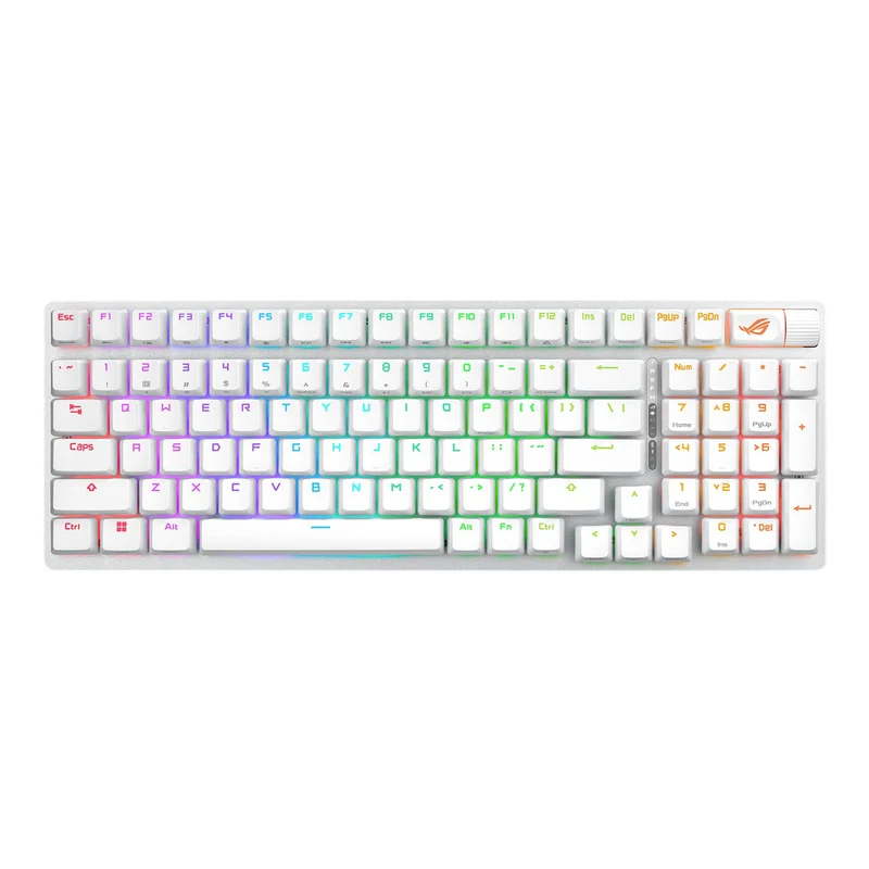 Asus ROG Strix Scope II 96 Wireless Mechanical Gaming Keyboard (White) (ROG NX Storm Switch, ROG NX Snow Switch)