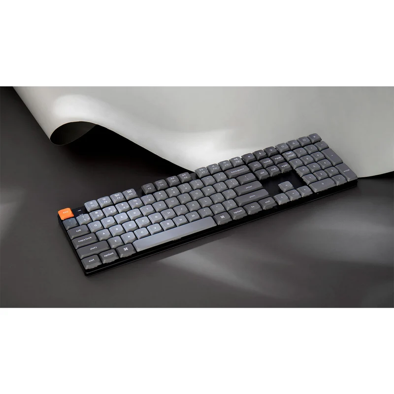 Keychron K5 Max QMK/VIA RGB Backlight Hot-Swappable Wireless Custom Mechanical Keyboard (Low Profile Gateron Mechanical Brown Switch/Red Switch) (K5M-H3, K5M-H1)