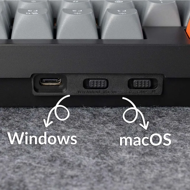 Keychron K10 Max QMK Fully Assembled RGB Backlight Hot-Swappable Full-Size Wireless Mechanical Keyboard - Black (Super Banana Switch, Super Brown Switch, Super Red Switch) (K10M-H4, K10M-H3, K10M-H1)